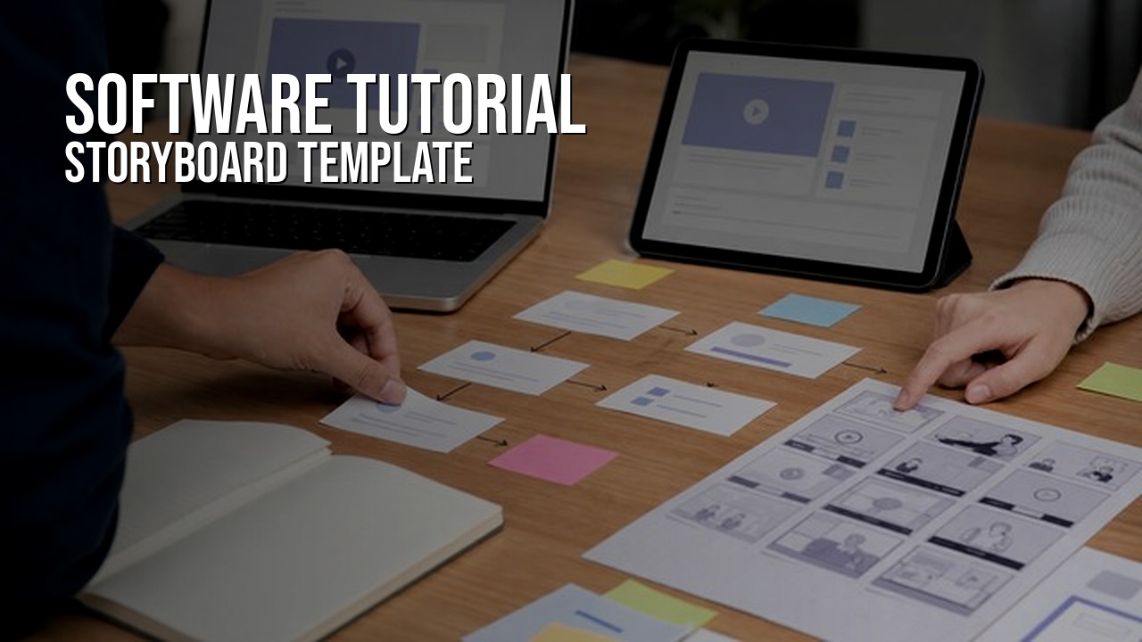 Software Tutorial Video Storyboard Template