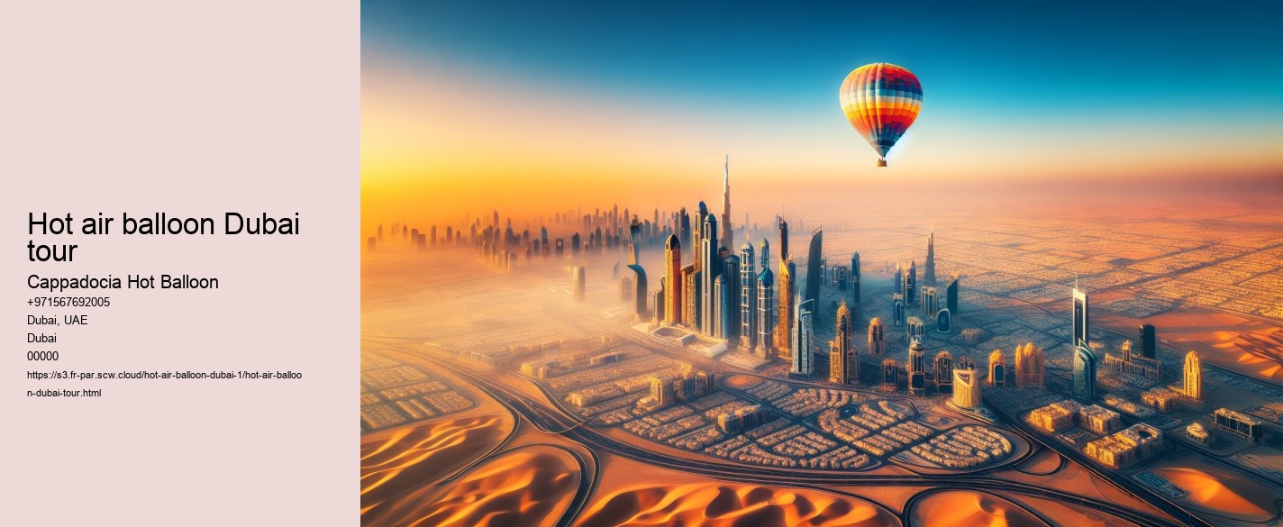 Hot air balloon Dubai tour