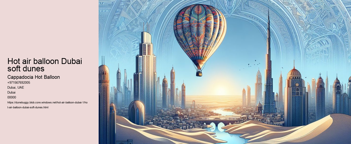 Hot air balloon Dubai soft dunes