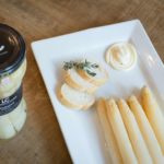 Delicious white asparagus from Navarra