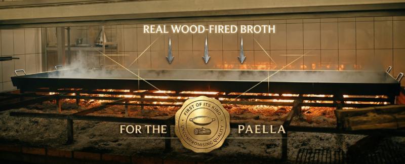 Real Wood Fired Broth in the making