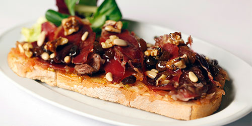 Best Lomo Iberico Toast