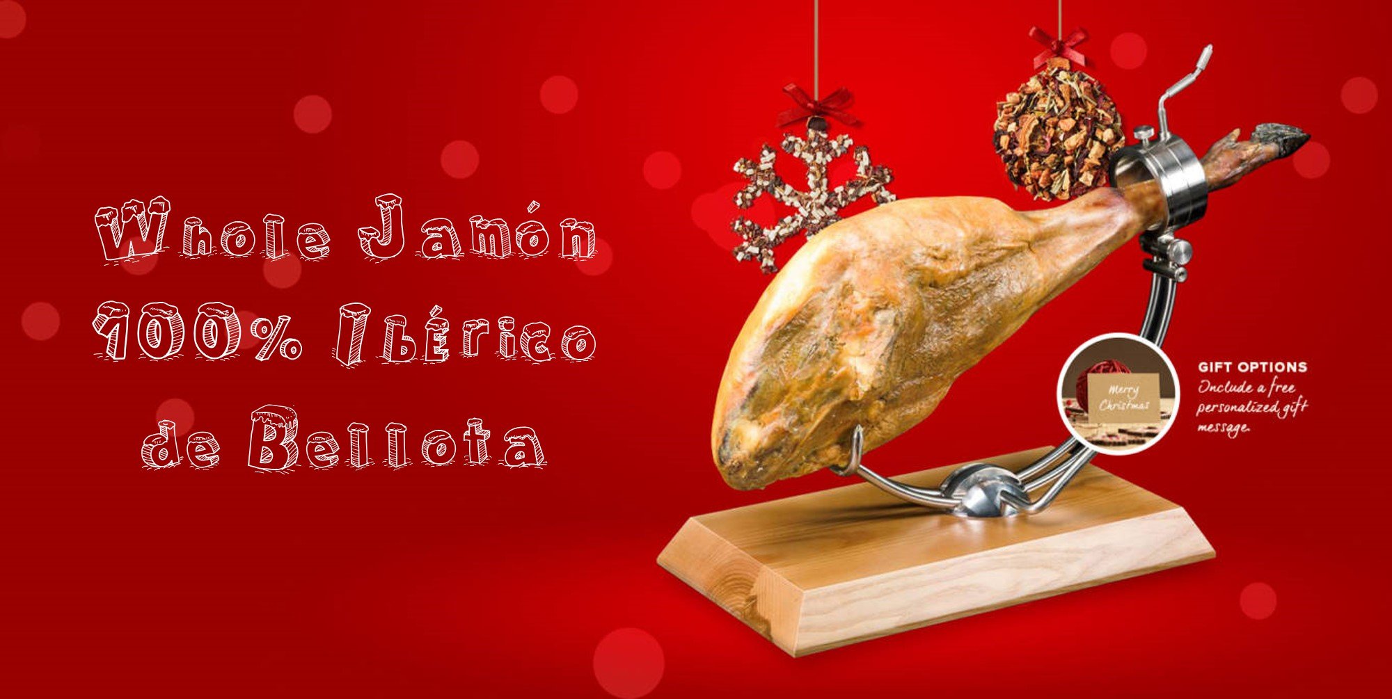 Whole Jamon 100% Iberico de Bellota