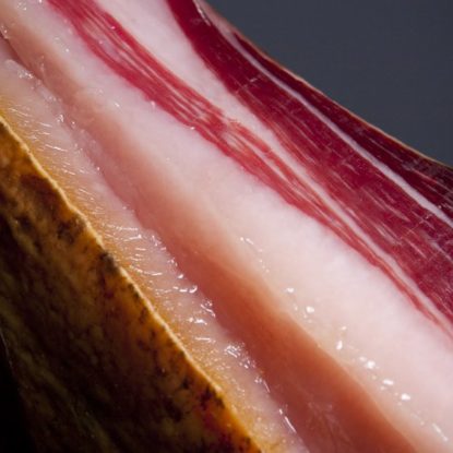 healthy fat of Acorn-fed Ibérico ham