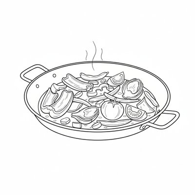 Step 1: Sauté vegetables