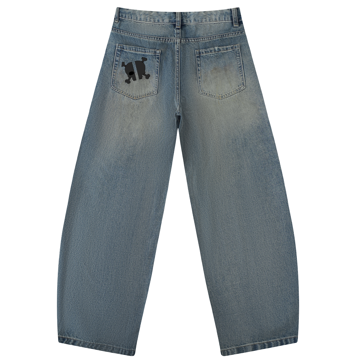 Bound To Death 'BTD' Distressed Jeans