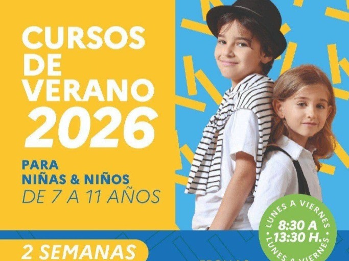 Curso de verano para niñas y niños entre 7 y 11 años