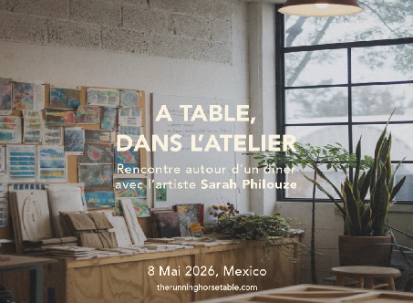 Encuentro À table, dans l’atelier