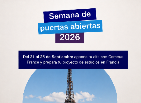 Semana de Puertas Abiertas Campus France 2026