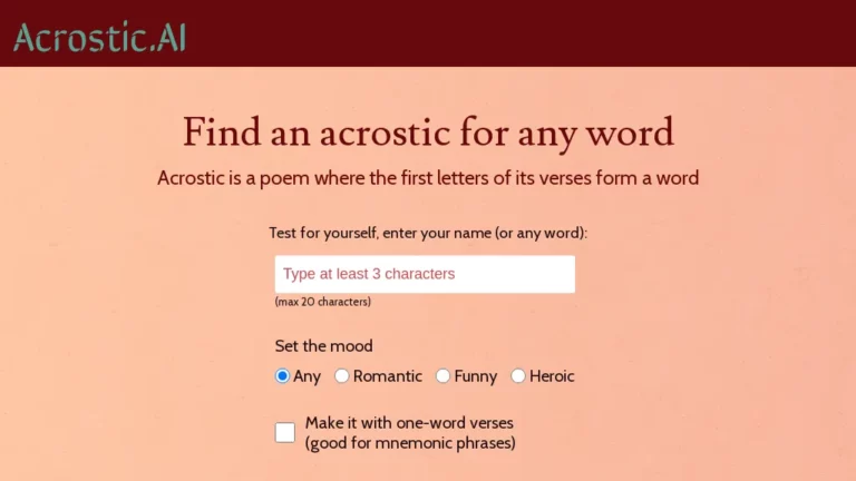 acrostic ai