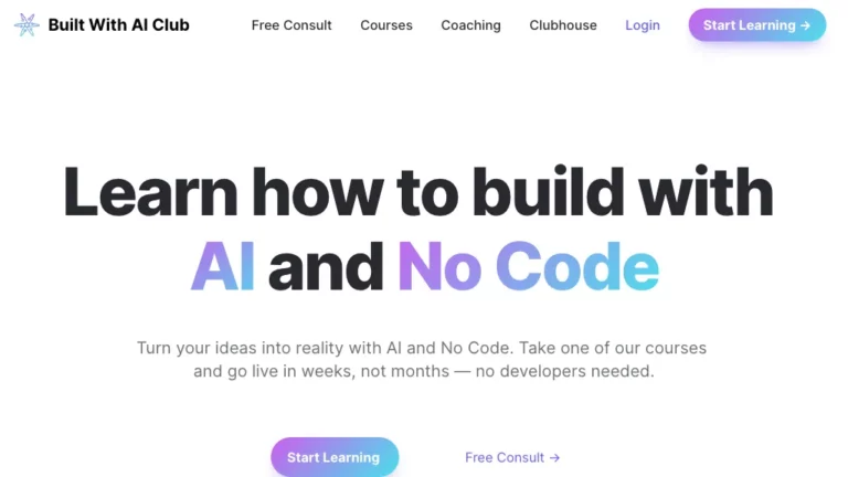 built with ai club