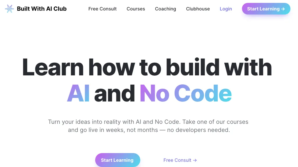 Built With AI Club thumbnail