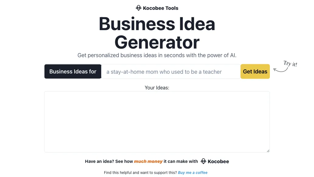 Business Idea Generator thumbnail