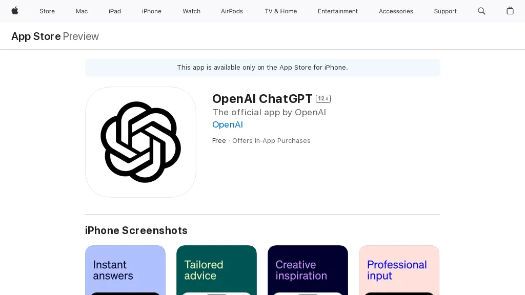 ChatGPT APP thumbnail