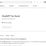chatgpt for excel