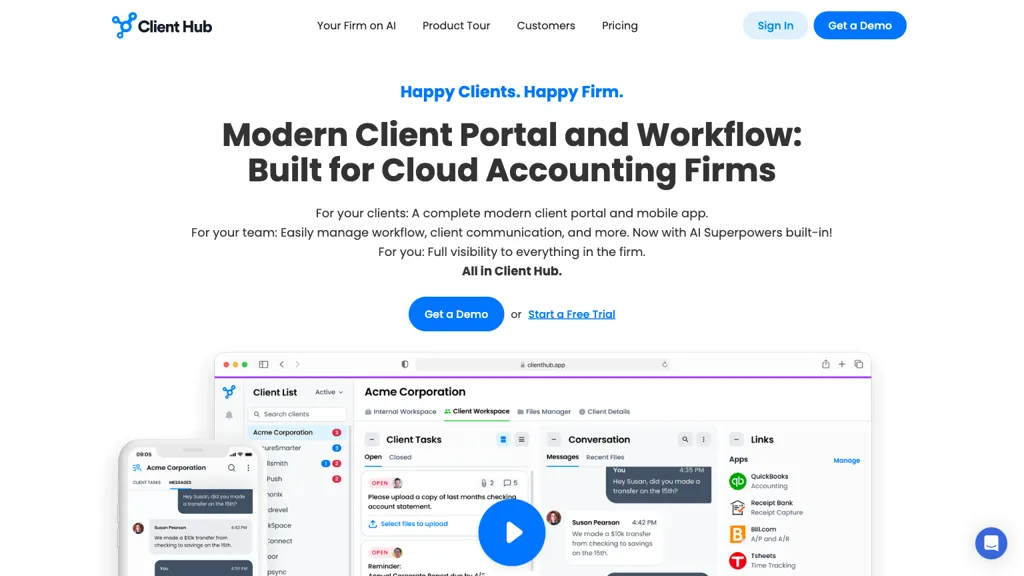 Client Hub: The Ultimate AI Tool For Accounting Firms