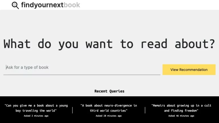 find your next book