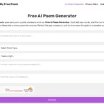 free poem generator