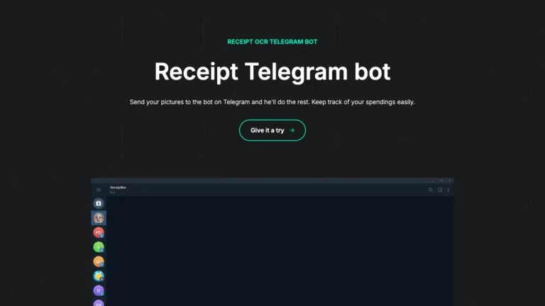 receipt telegram bot