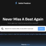 setlist predictor