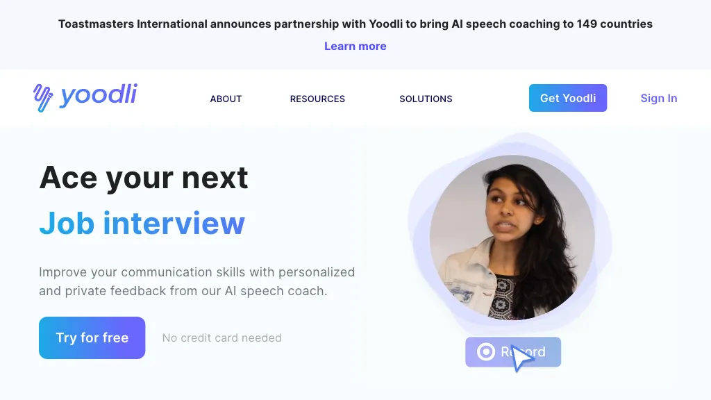 Yoodli: Your Free AI Speech Coach For Better Public Speaking Skills