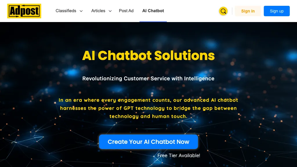 Adpost AI Chatbot: 顧客サービスの変革