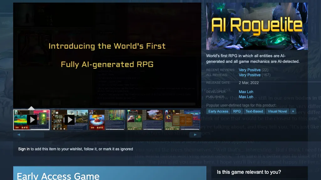 AI Roguelite thumbnail