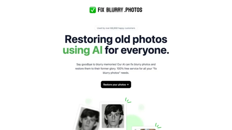fix blurry photos