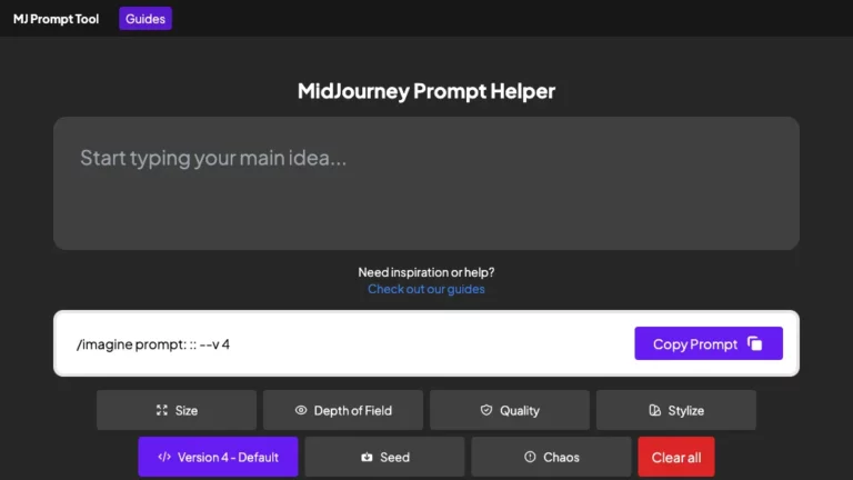 midjourney prompt tool
