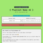 playlistnameai