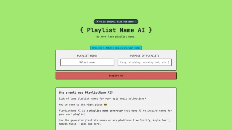 playlistnameai