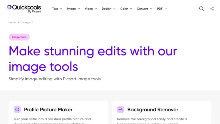 quicktools by picsart