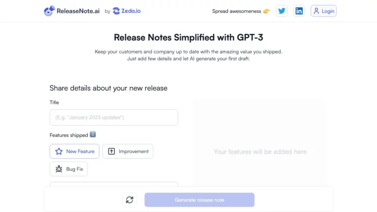 releasenote ai