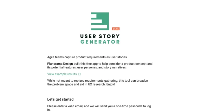 user story generator