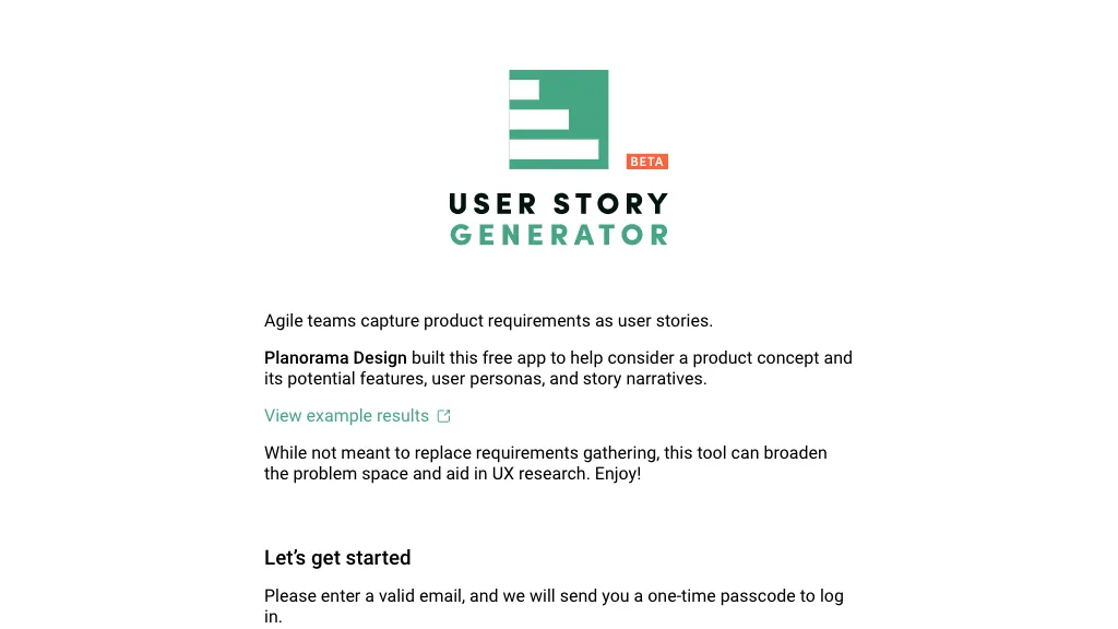 User Story Generator thumbnail