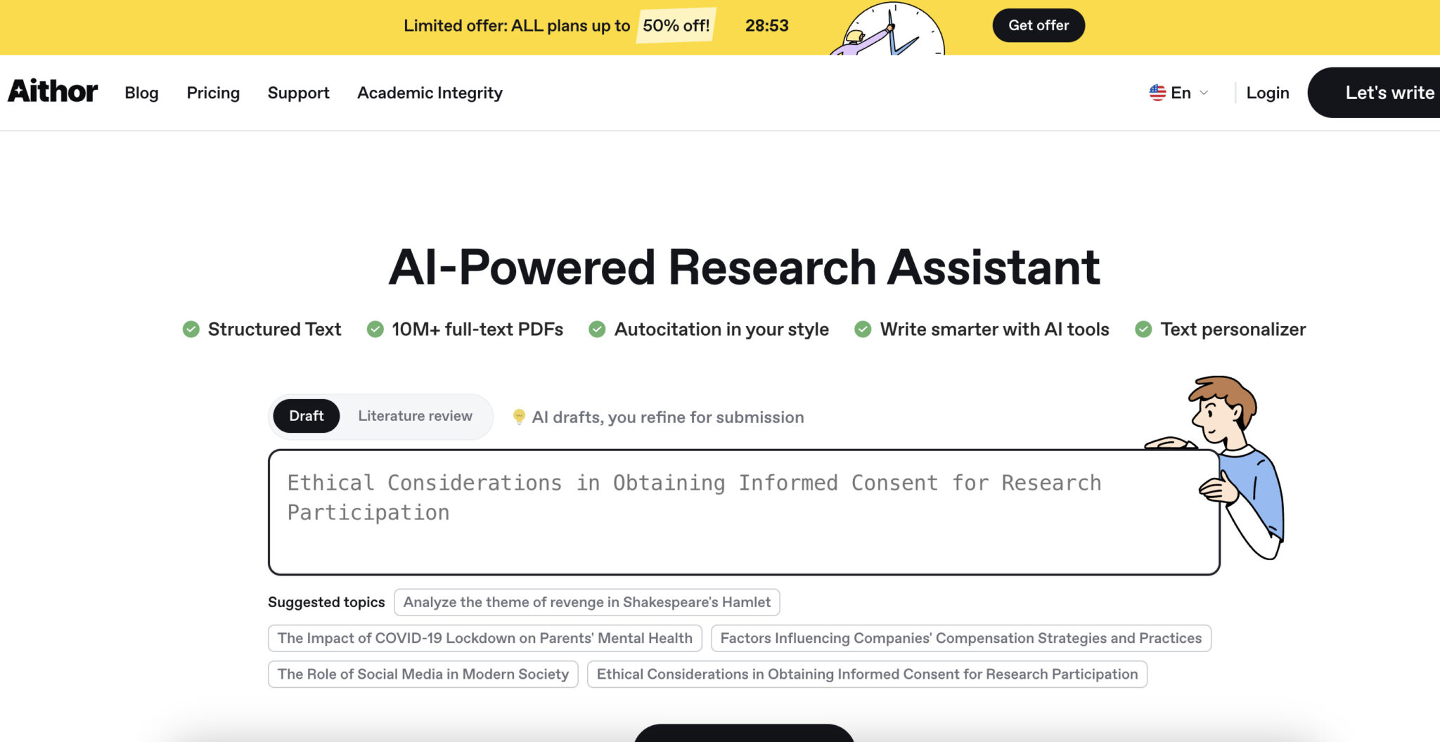 AIthor AI Ferramenta De Escrita De Ensaios Mais Inteligente E R pida