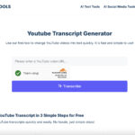 Claptools Free Youtube Transcriptor