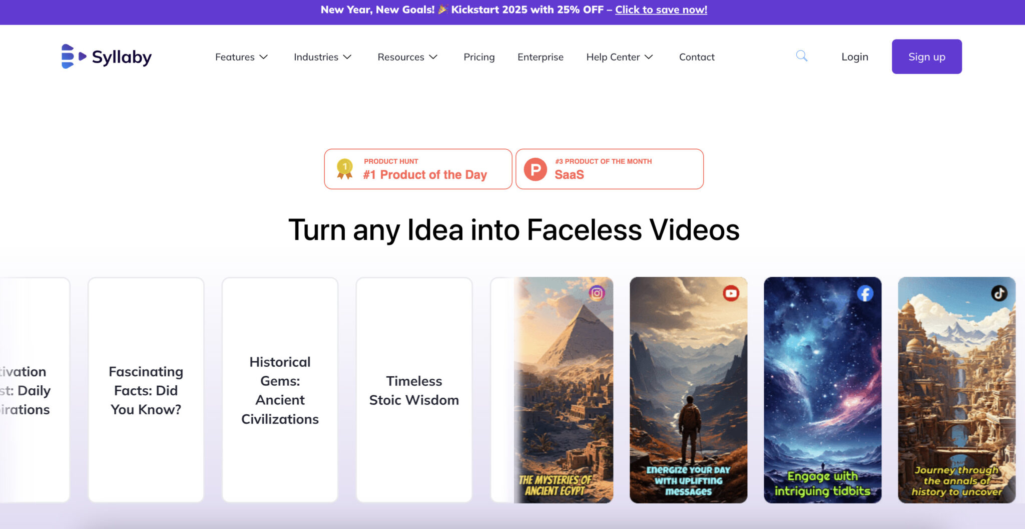 Syllaby ai script video creator for social media