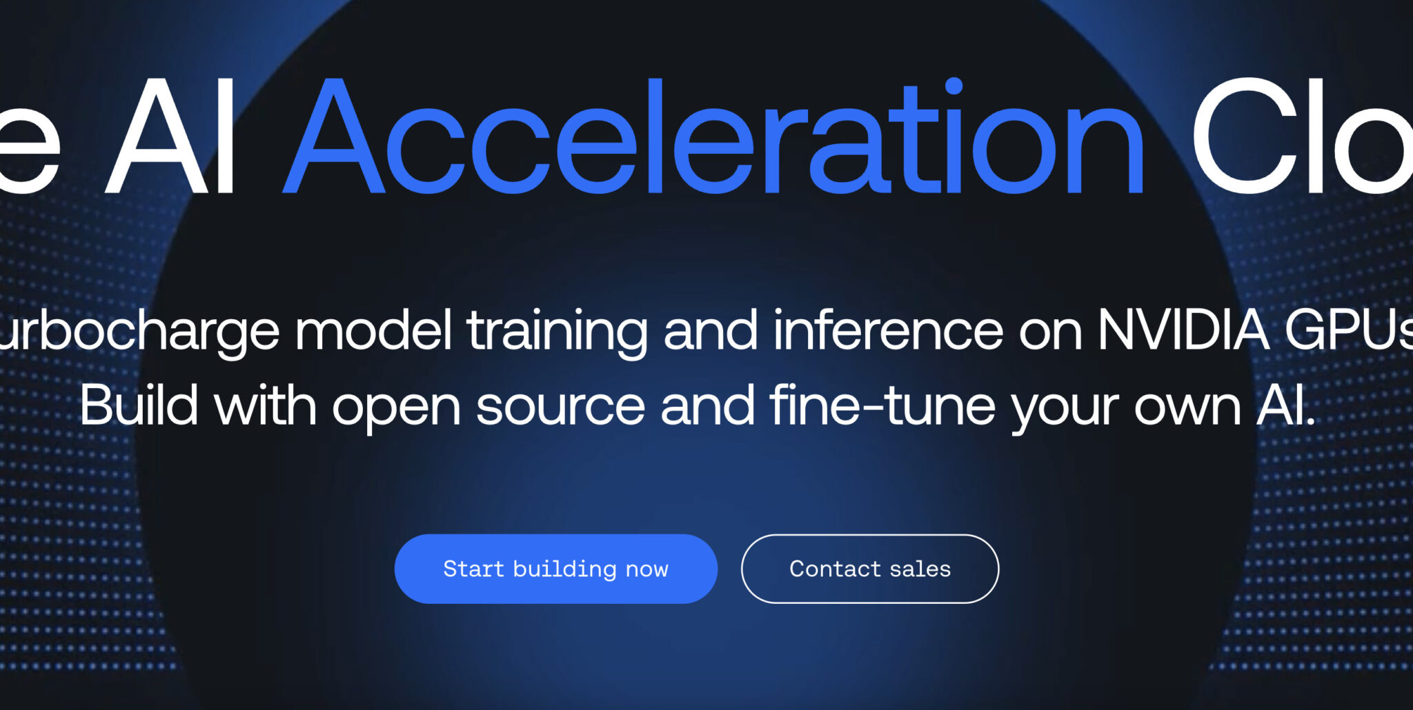 Together ai acc l rer l ia open source scale