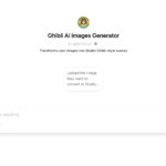 ChatGPT Ghibli AI Image Generator