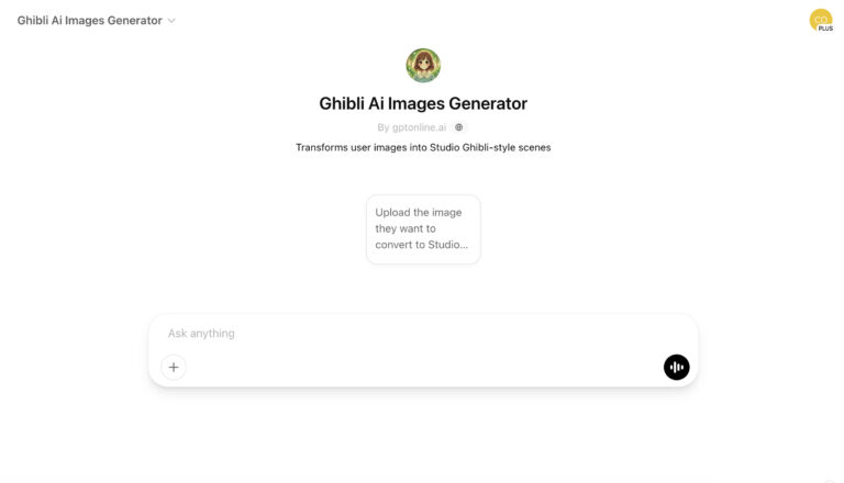 ChatGPT Ghibli AI Image Generator