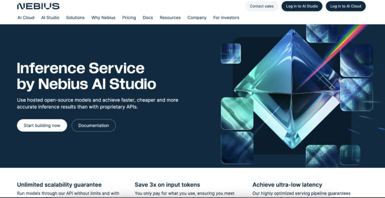 Nebius AI Studio