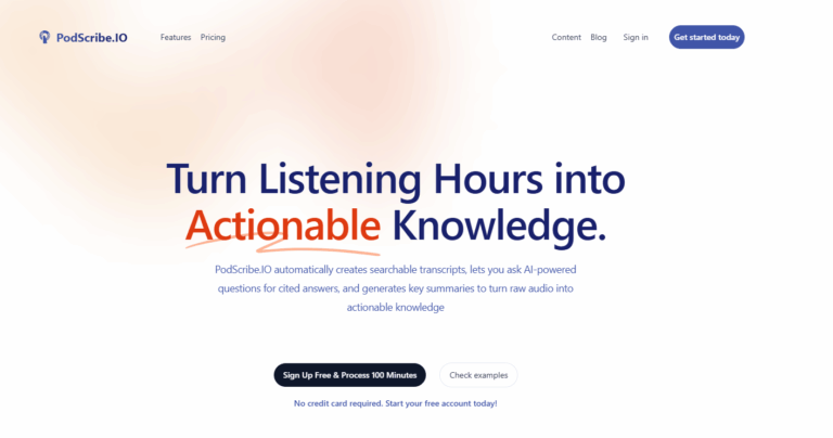 PodScribe.IO