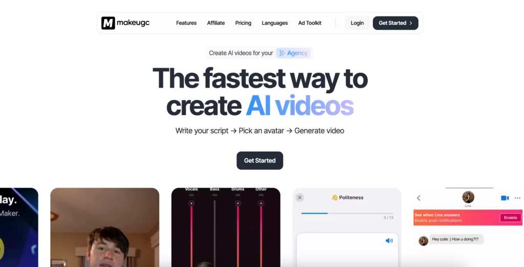 Make UGC AI