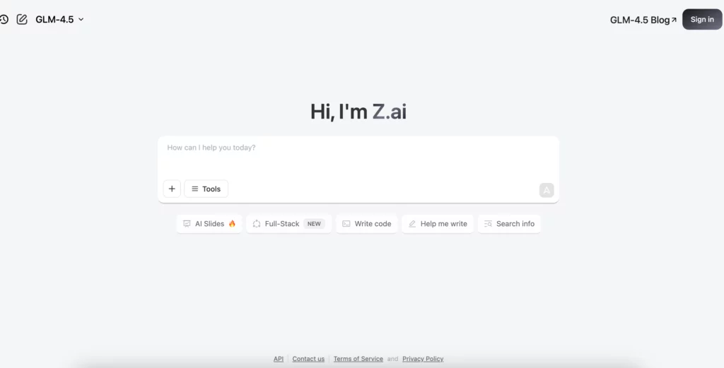 GLM-4.5 AI
