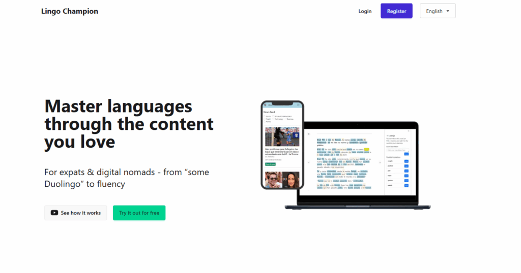 Lingo Champion AI 5 Lingo Champion AI