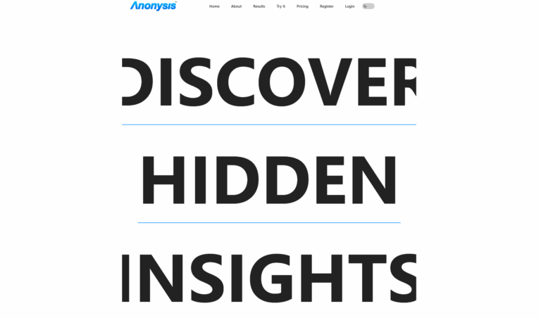 Anonysis AI