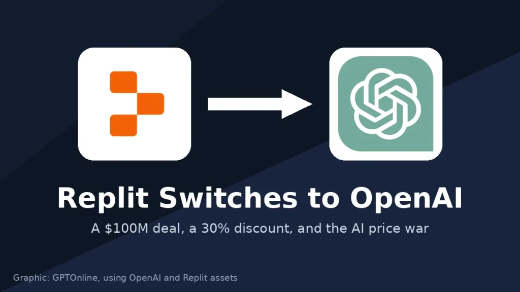 Replit switches to OpenAI after a $100M deal