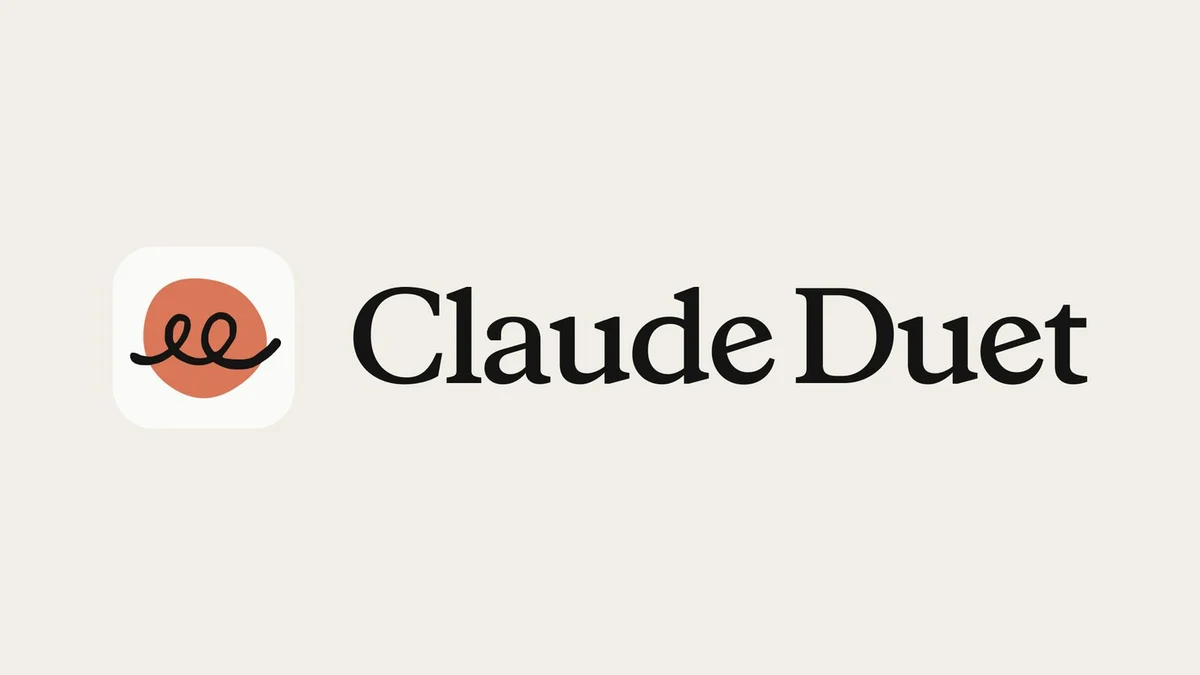 Anthropic's Claude Duet launch artwork showing the app icon and wordmark
