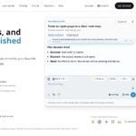 Caiioo official homepage introduction with a sample AI workspace panel